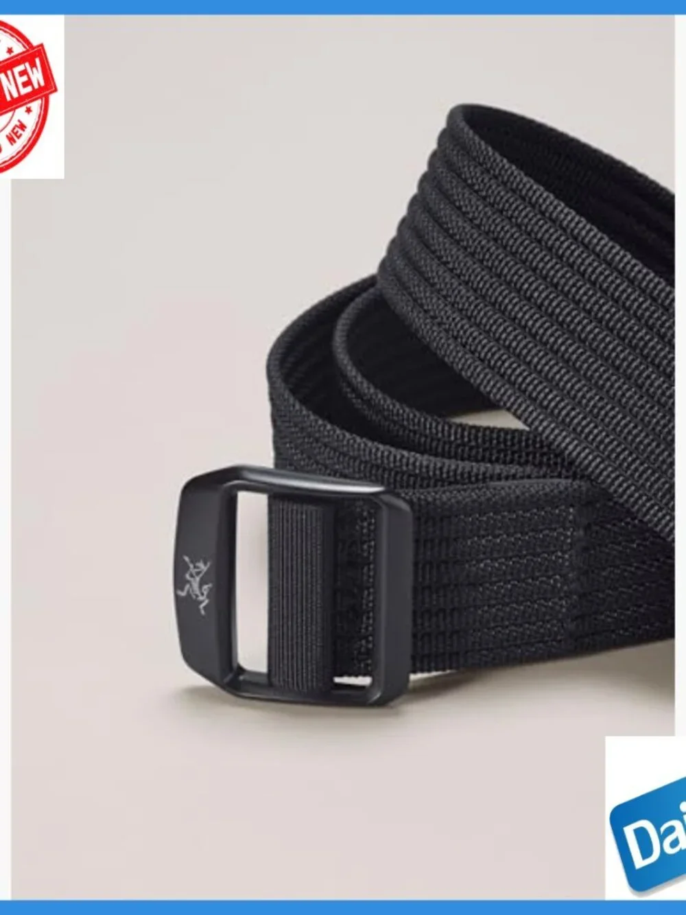 38mm Heavy-Duty Nylon Webbing Belt with Metal Buckle, Unisex